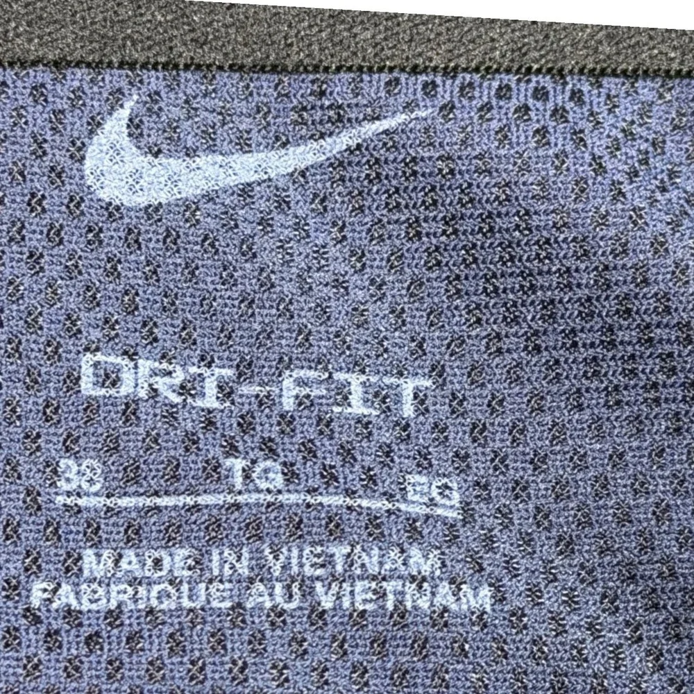 Nike Golf Shorts Mens 38 Navy Blue Dri-FIT UV Chino CU9740-451 Flat Front 10.5in